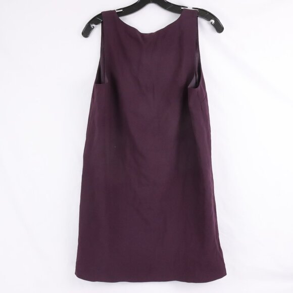 Aritzia Babaton Prestige Squareneck Crepe Mini Dress in Noble - Size Medium NEW - Picture 2 of 6
